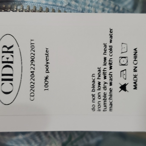 Delicate blue flower pattern lace up corset small - Picture 6 of 6